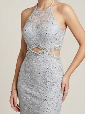 b darlin juniors sequined lace bustier bodycon dress B Darlin Juniors' Sequined Lace Bustier Bodycon Dress - Hunt/hunt